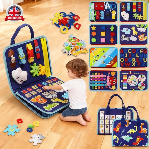Montessori busy board sensory - montessori,
