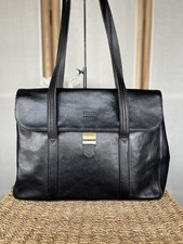Texier black leather vintage