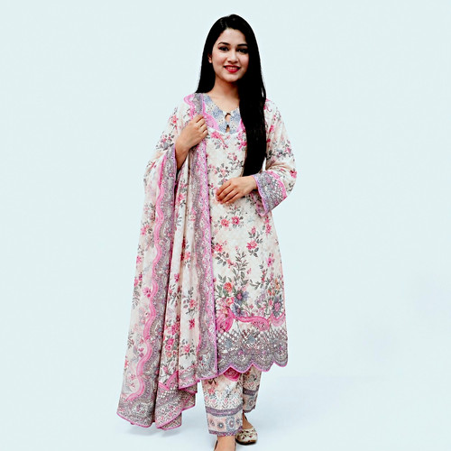 Floral print embroidered - print,