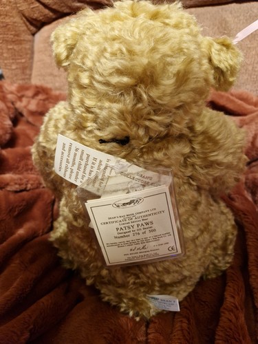 Dean ragbook bear - dean's, patsy