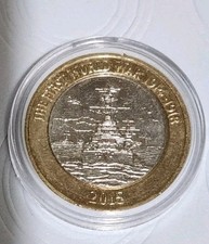 2015 HMS Belfast The First World War £2 Two Pound Coin With RARE FLAG ERROR