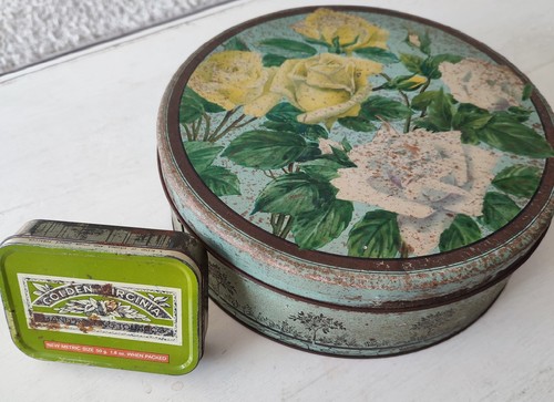 Vintage tins huntley - huntley, &