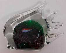 GLASS FISH MURANO STYLE HEAVY