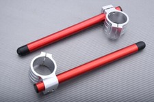 Alu- Red Pair of Clip Ons Handlebars 50mm YAMAHA YZF R1 YZF-R1 RN01 1998
