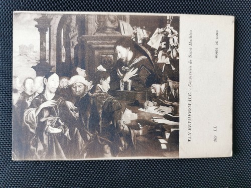 Old postcard van - van,