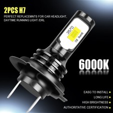 FOR Vauxhall Corsa C D LED XENON WHITE HEADLIGHT Bulbs 6000k H7 DIP BEAM SRI VXR
