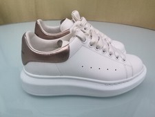 Alexander McQueen Oversized White / Rose gold  Size EU  36.5  UK 3.5
