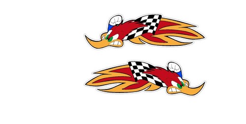 Honda racing woody woodpecker - honda,