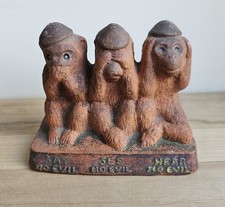 Vintage Terracotta Three Wise