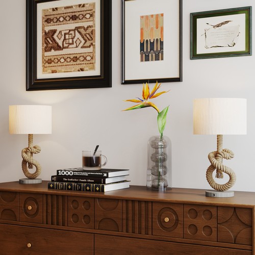 Nautical table lamps set 2 - table,