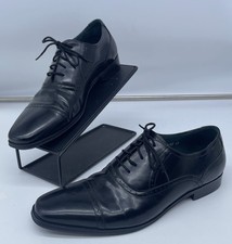 Roland Cartier Formal Oxford Shoes Lace Up Black Leather VGC Men’s Size UK 9