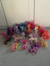 Bundle of My Little Pony Unicorn Horses Ponies  Figures Toy Hair Huge