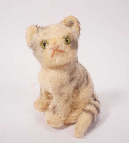 Steiff cat tabby mohair - steiff,