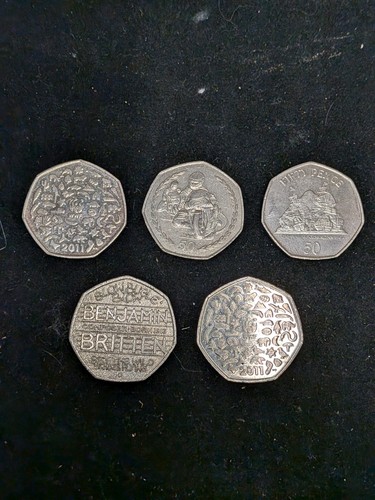 Joblot commemorative 50p - joblot,