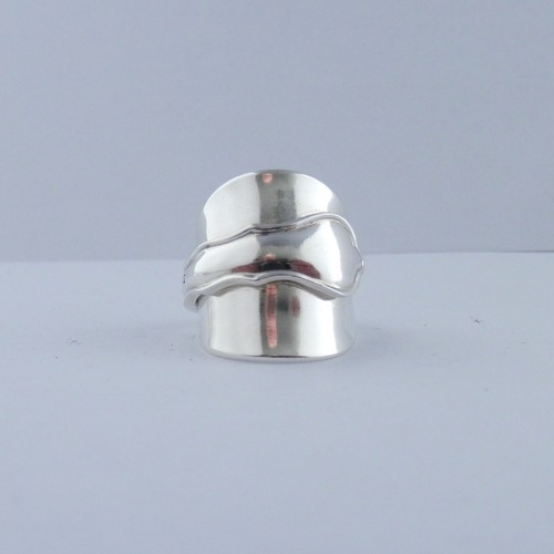 Sterling silver spoon ring - sterling,