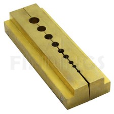 Brass split stake staking