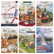 A.    Son In Law Birthday Card ~ To A Special Son In Law ~ Various Designs