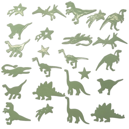 Dinosaur wall stickers 24pc - dinosaur,