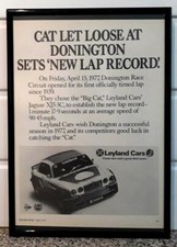 Framed original Classic Car Ad