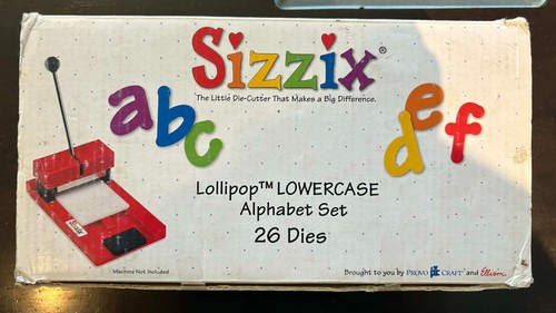 Sizzix lollipop lowercase - lollipop,