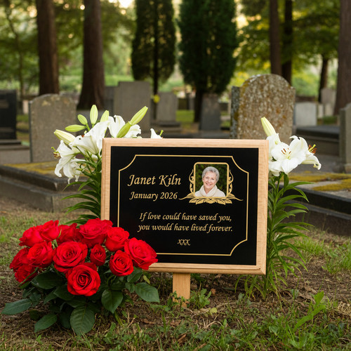 Tree memorial plaque wooden - tree,