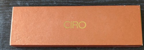 Orange ciro necklace and - ciro,
