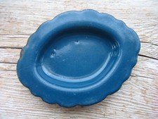 Old Antique Cast Iron & Enamel Wincroft Stove Works Tip Tray Trinket Ring Dish