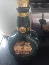 Olive Green Porcelain Flagon