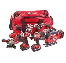 MILWAUKEE M18 FPP6J2-503B 18V LI-ION BRUSHLESS CORDLESS 6  Piece Kit
