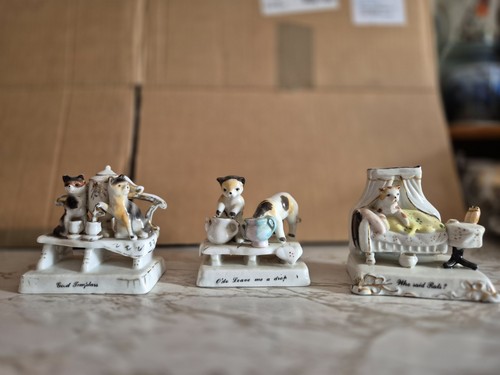 Antique german fairings cat - german,