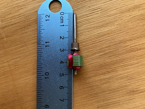 Model railway motor armature - model,