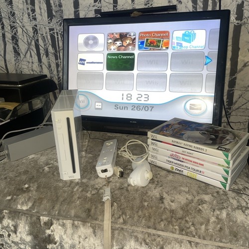 Nintendo wii white - white, console