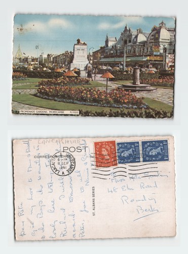 Vintage postcard morecambe - postcard,
