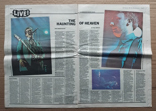 New order heaven - gig, review