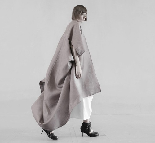 Lagenlook linen kimono - lagenlook,