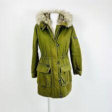 Topshop Parka Coat Faux Fur