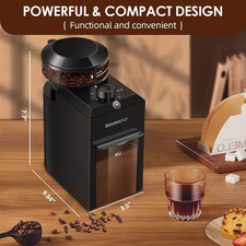 Electric Coffee Bean Grinder Nut Seed Grind Spice Crusher Mill Blender /Black UK