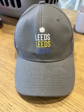 LEEDS UTD GREY LEEDS LEEDS LEEDS BASEBALL CAP BRAND NEW FREE POSTAGE