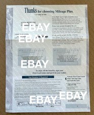 VTG Olivia Newton-John United Airlines 'First Card' Application Form SIGNED 1991