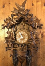 Beautiful Black Forest Cuckoo Clock-8 Day- Large Clock-Rebuilt 9-2025 See Video
