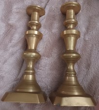A pair of vintage brass