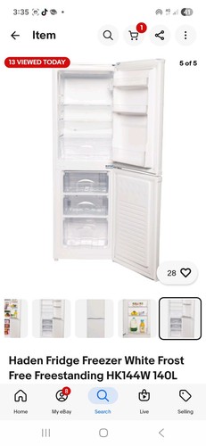 Haden fridge freezer white - fridge,