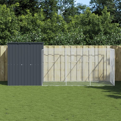 Dog house with run - house,