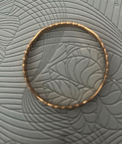 Gold baby bracelet - gold,