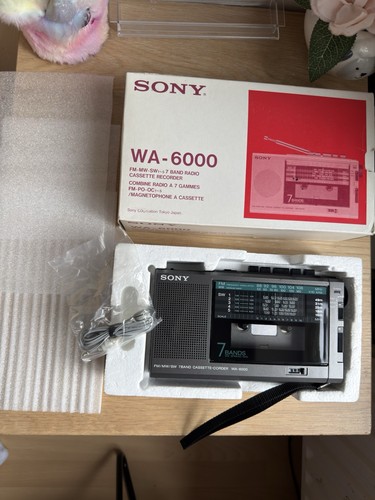 Vintage sony 6000 radio - sony, wa-6000