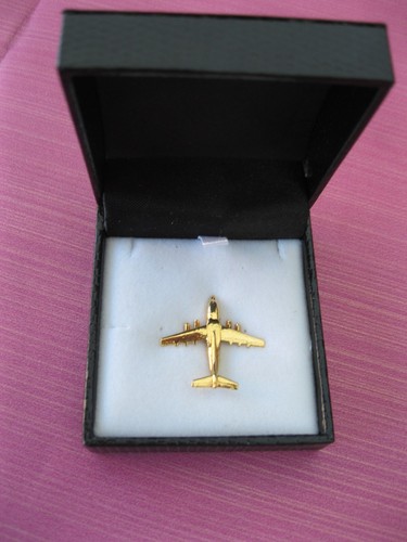 Vtg tie pin - tie, jet