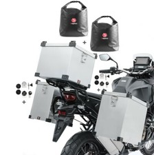 Set aluminium panniers Bagtecs