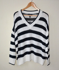 EX PRIMARK NAVY+WHITE STRIPE