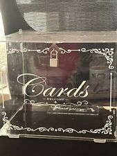 Benjia Acrylic Wedding Card Box Money Post Gift Box Holder, Clear Card Box Large