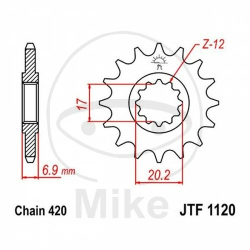 Sprocket z15 420 726 - z15,